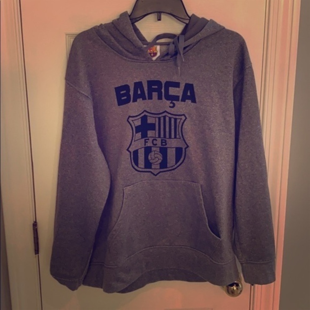 Like new Barcelona-long sleeve hoodie​